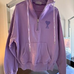 Ami Lavender sweatshirt for whatever you enjoy doing